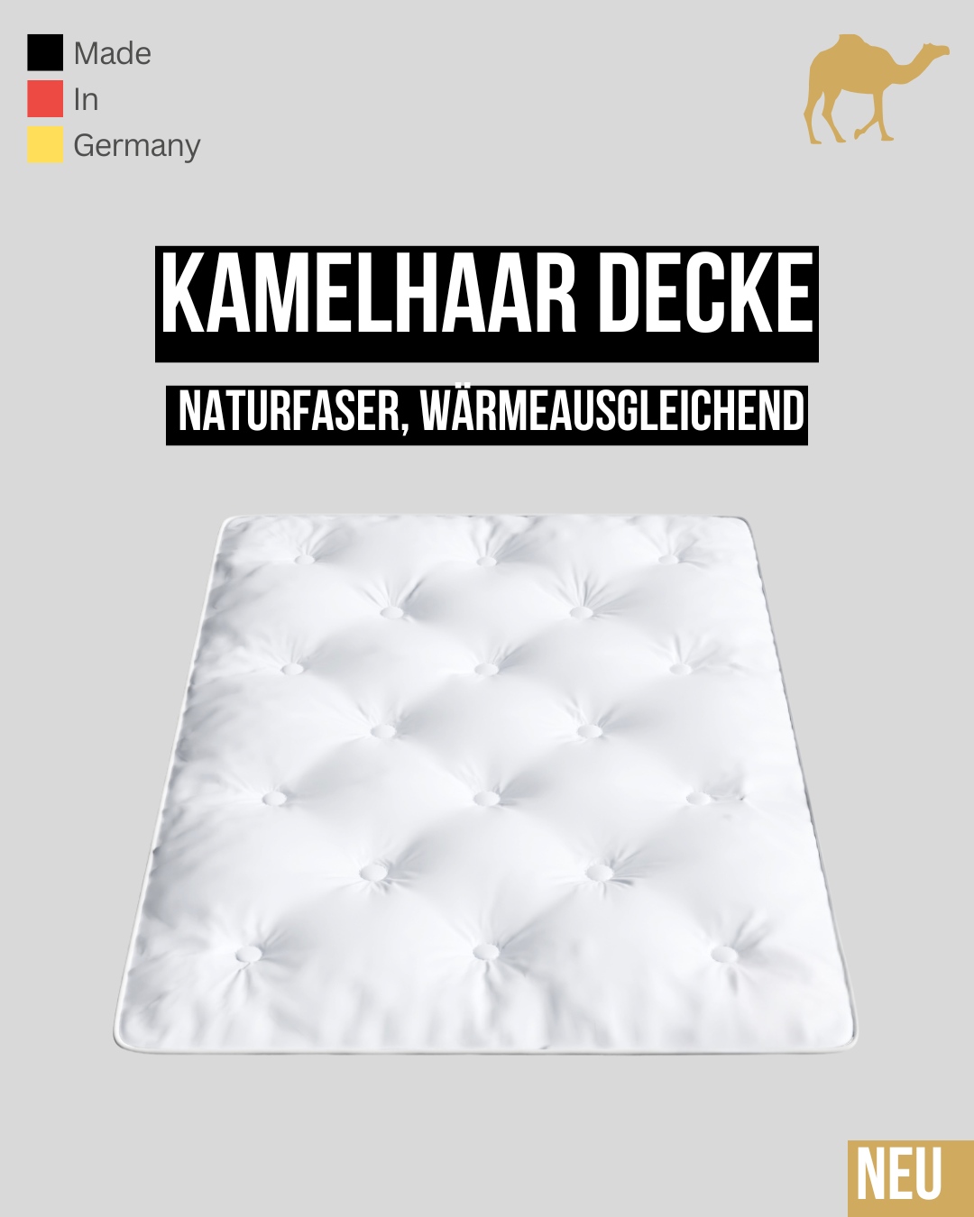 Kamelhaardecke