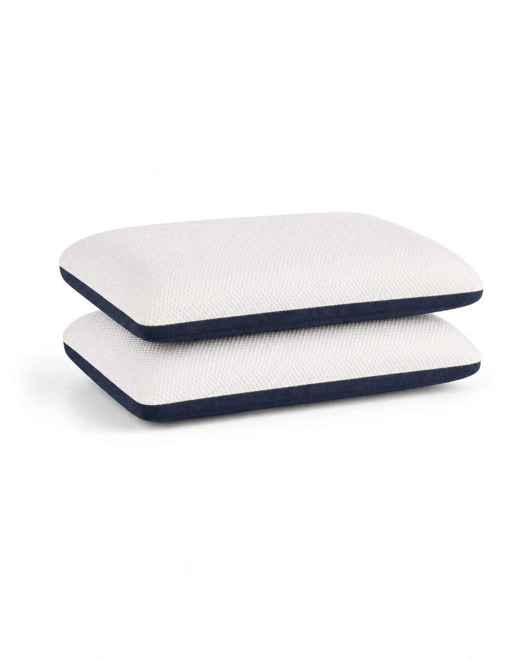Zwei Adjustable Deluxe Kissen übereinander, die einzelnen Lagen sind an der Kante zu sehen