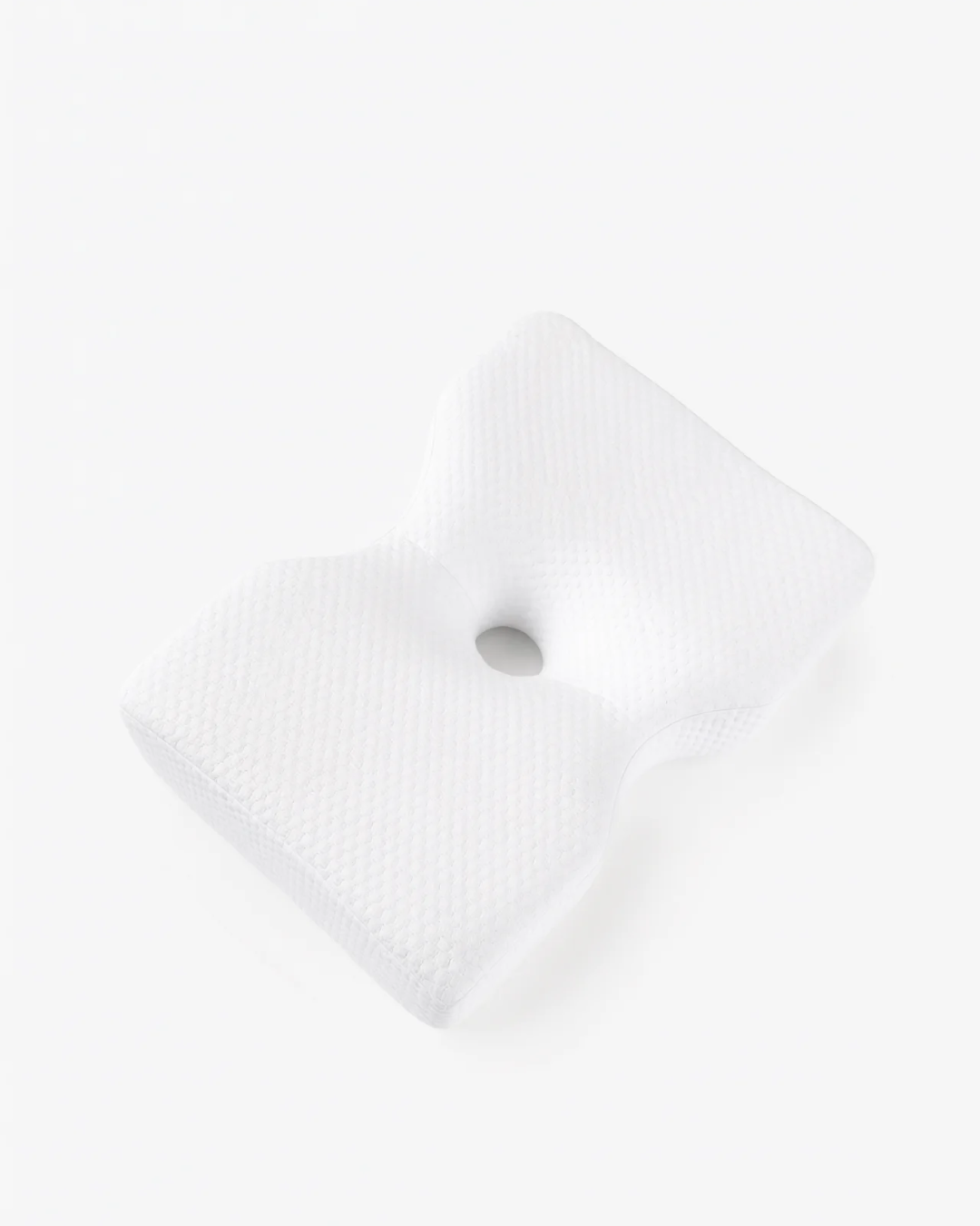 Sanapur Kissen von schräg oben, die Mulde in der Mitte ist deutlich zu sehen